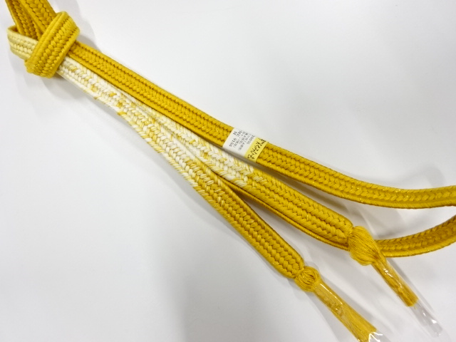 未使用品　正絹　手組帯締め